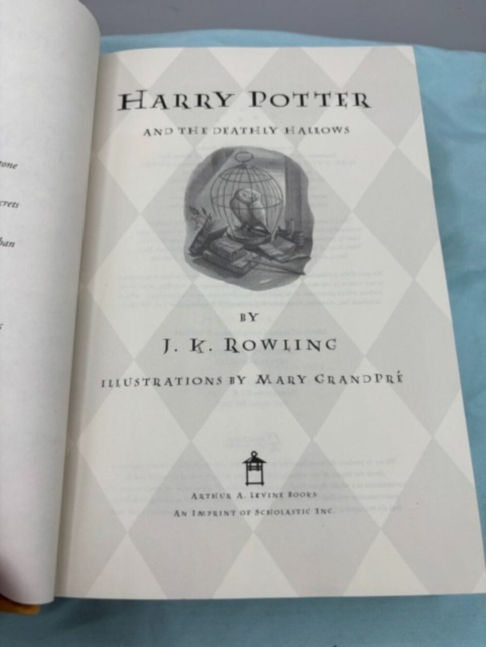 Harry Potter and the Deathly Hallows by J. K. Rowling 2007 First Edition Hardcov